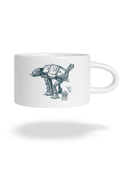 AT-AT macaron bögre White