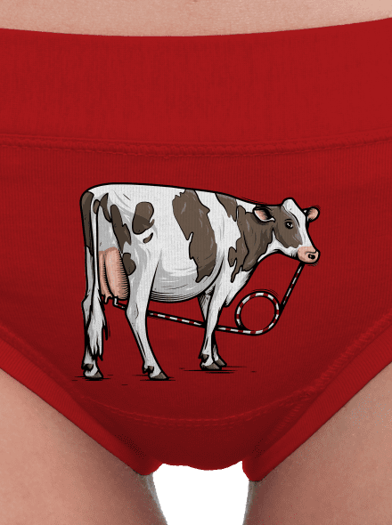 Cow drink női bugyik Red Mal