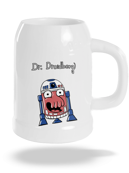 Dr. Droidberg söröskorsó White
