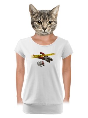 női póló elasztikus alsó szegéllyel