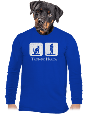 Trónok Harca férfi hosszú ujjú póló Royal Blue