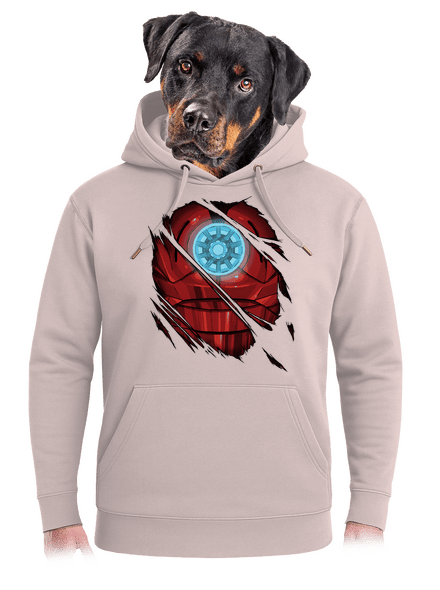 Ironman unisex prémium pulóver Rose Chalk