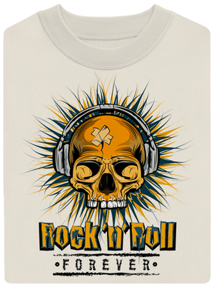 Rock'n'Roll forever unisex crewneck Off White
