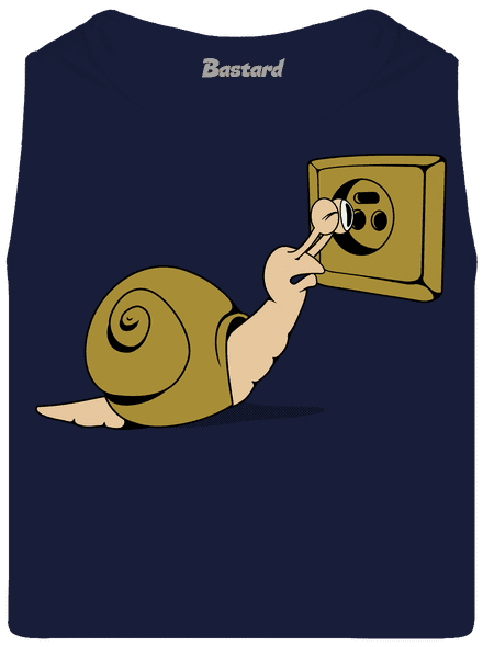 Kukkolás férfi trikó French Navy
