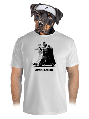 Star dance férfi sportpóló White