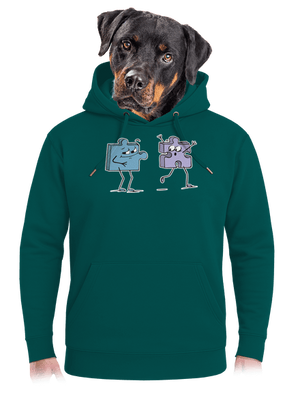  unisex prémium pulóver Emerald Green