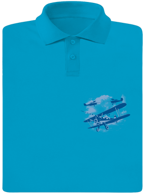 Égi lovagok férfi pólóingek Blue Atol