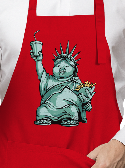 Amerikai bálvány kötény Red
