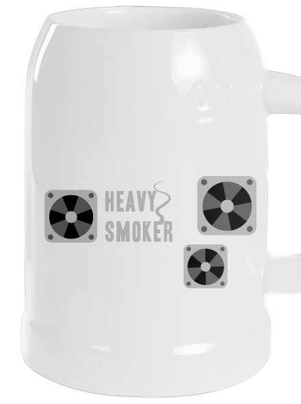 Heavy smoker söröskorsó White