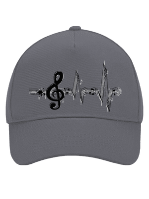 A zene az életem baseballsapka Graphite grey
