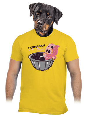 Formában férfi póló Gold