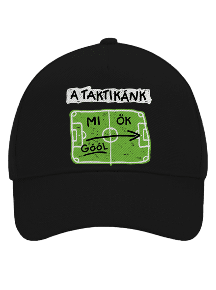 A futballtaktikánk baseballsapka Black