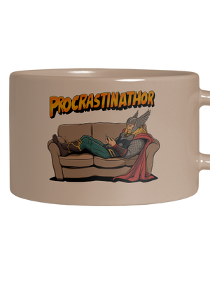 Procrastinathor macaron bögre Brown Macaron