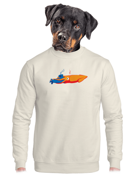Polip unisex crewneck Off White