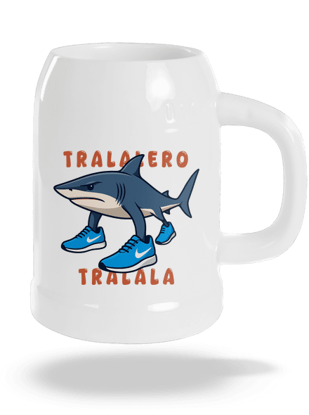 Tralalero Tralala – Italian Brainrot söröskorsó White