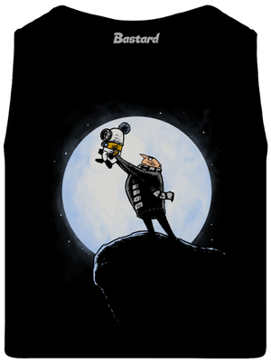 Minyon király férfi trikó Black