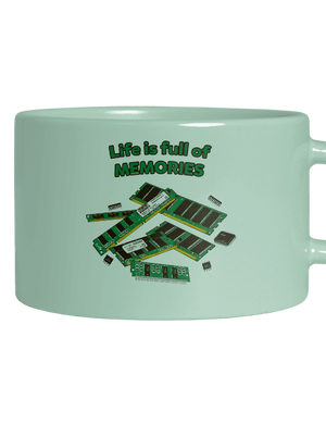 Memóriában tárolva macaron bögre Mint Macaron