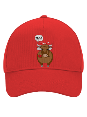 Tehén és bika baseballsapka Classic Red