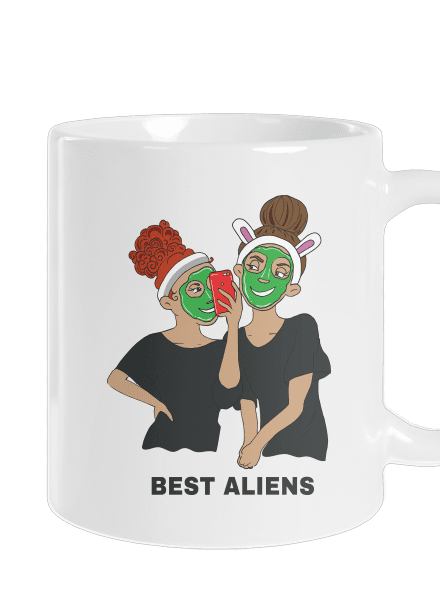 Best aliens hagyományos bögre White