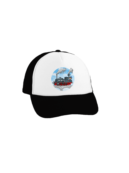 Kéményfüst teherautós sapka Black cap