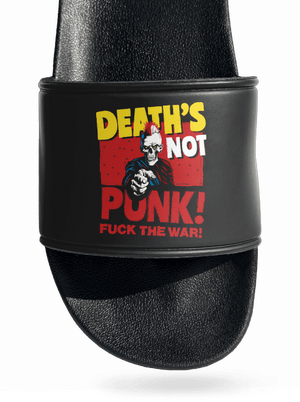Death's not punk papucs Black