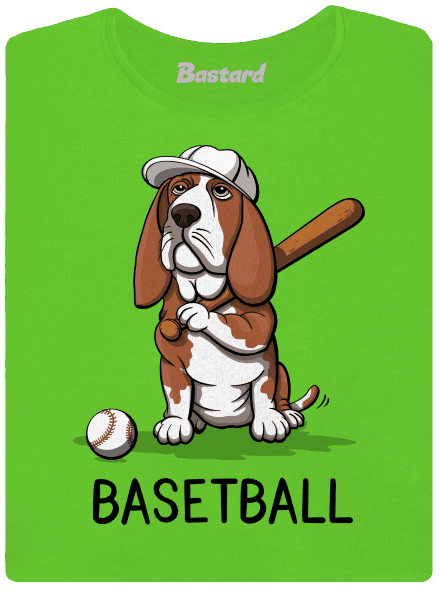 Basetball női póló Apple Green