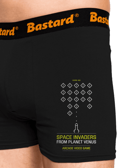Space Invaders boxeralsó Black