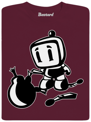 Bomberman gyerek póló Burgundy