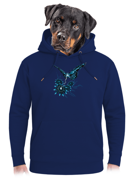 Fake nature unisex prémium pulóver Navy