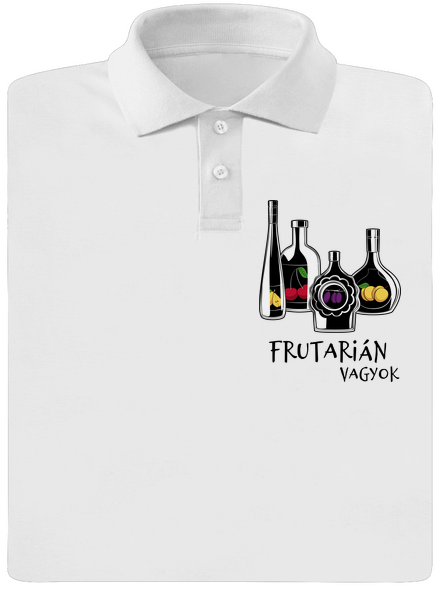 Frutarián férfi pólóingek White