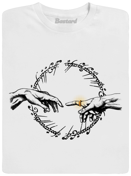 God of ring gyerek póló White