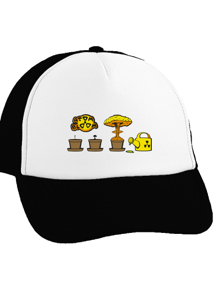 Atom bloom teherautós sapka Black cap