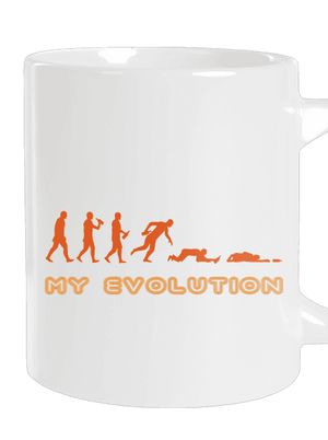 My Evolution nagy bögre White