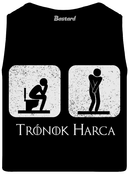 Trónok Harca férfi trikó Black