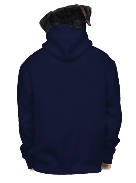 Nyomtatás nélkül cipzáras férfi pulóver Navy