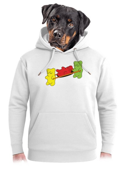 Gumimacik unisex prémium pulóver Snowwhite