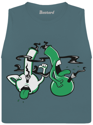 Bongo köhögés női bővített trikó Heather Deep Teal