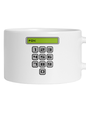 PIN macaron bögre White