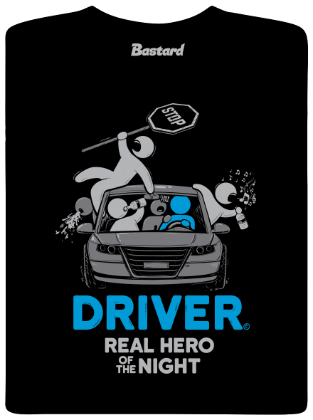 Driver férfi hosszú ujjú póló Black
