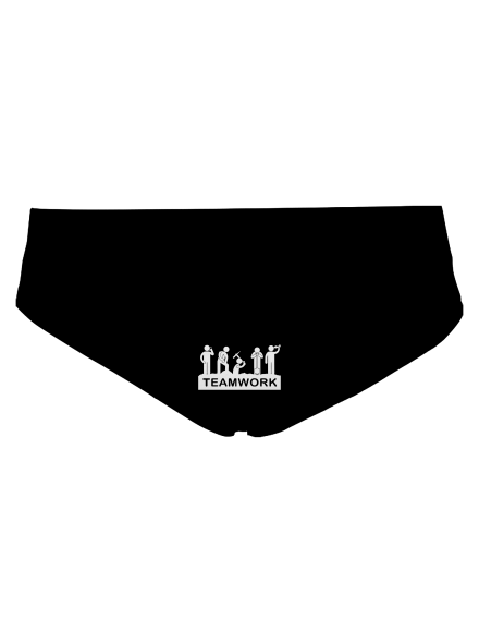 Csapatmunka női bugyik Black