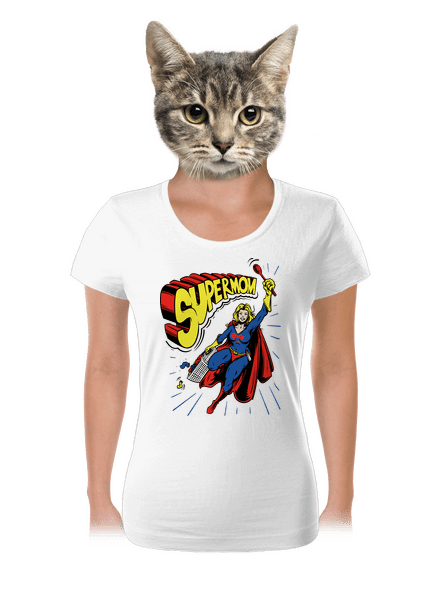 Supermom női póló White