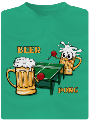 Beer pong férfi sportpóló Mint Mal