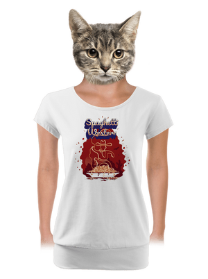 női póló elasztikus alsó szegéllyel