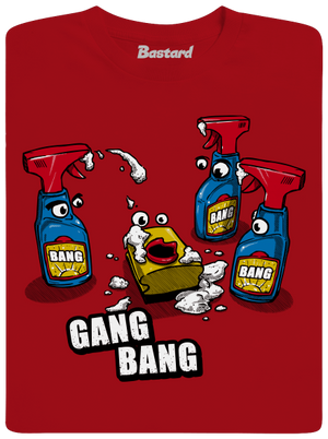 Gang bang férfi hosszú ujjú póló Red