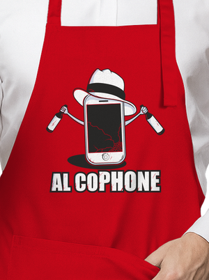 Al Cophone kötény Red