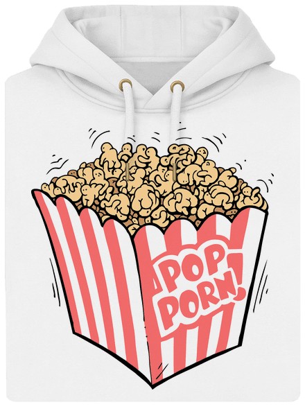 Popporn unisex prémium pulóver Snowwhite
