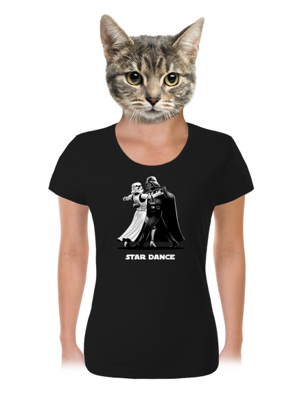 Star dance női póló Black