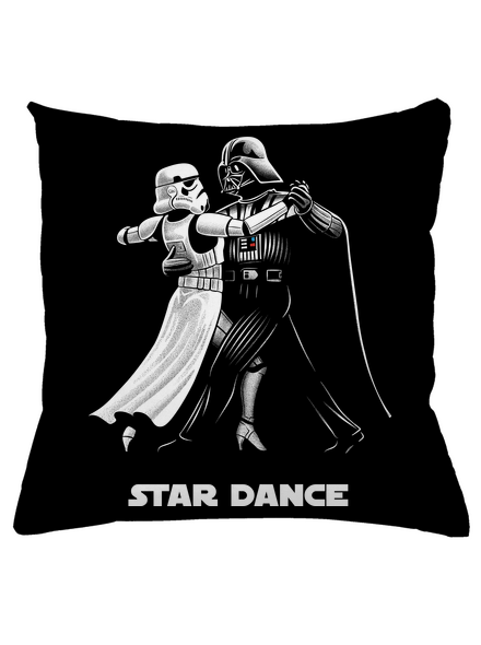 Star dance párna Black
