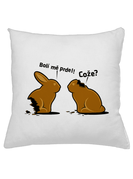 Fáj a seggem! párna White