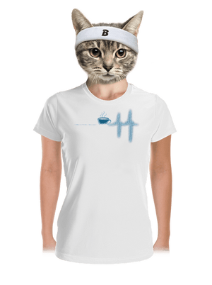 Coffee help női sportpóló White